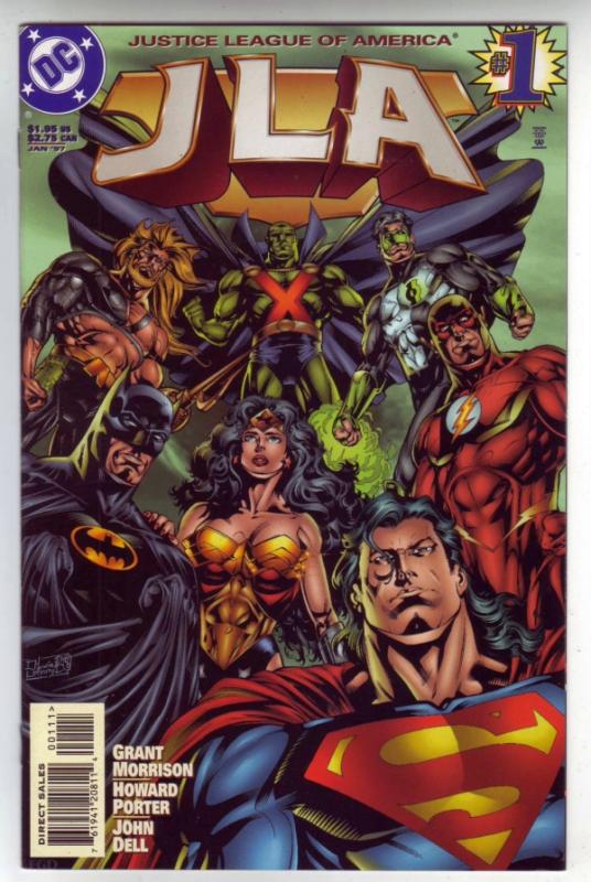 JLA #1 (Jan-97) NM+ Super-High-Grade Justice League of America