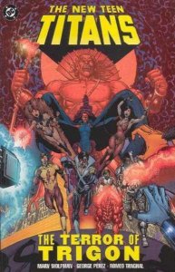 New Teen Titans (1984 series) Terror of Trigon TPB #1, NM- (Stock photo)