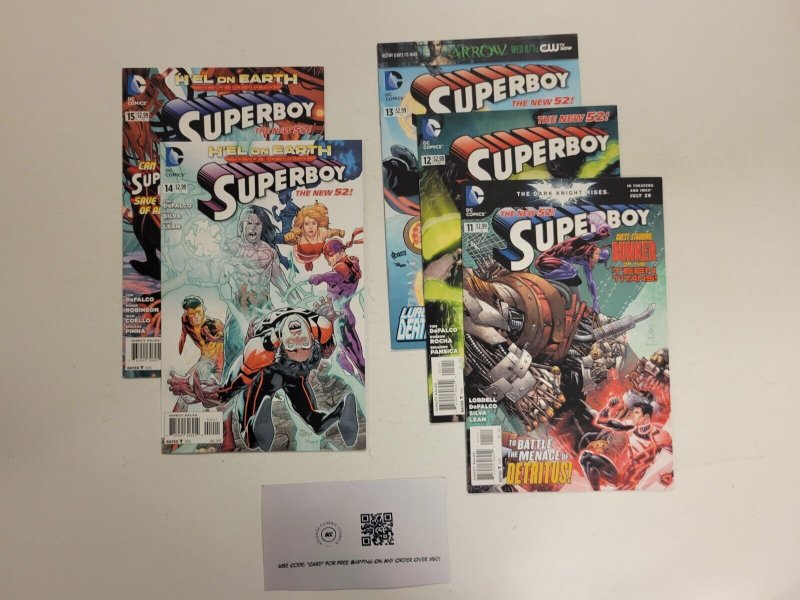 5 Superboy DC Comic Books #11 12 13 14 15 New 52 83 TJ19