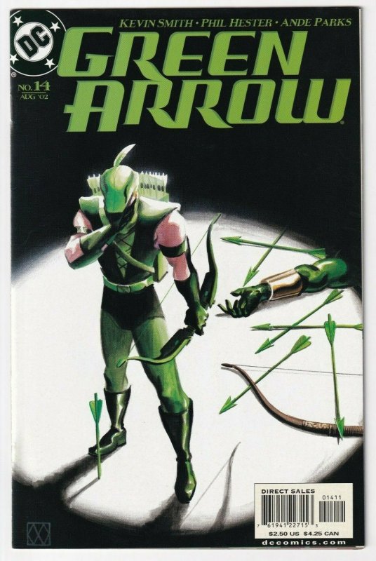 Green Arrow #14 August 2002 DC Kevin Smith Phil Hester Ande Parks