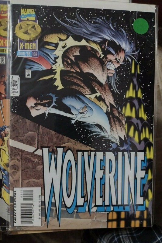WOLVERINE # 102  1996 marvel  x-men logan beastal wild elektra