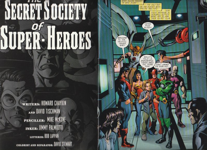 JLA – The Secret Society of Super Heroes # 1, 2