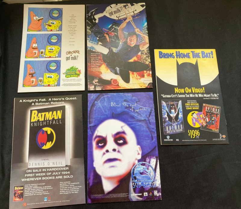 CATWOMAN 5PC #11-12,53,87,91(8.0)KNIGHT'S END TIE IN,2000'S(1994,1998,2000,2001)