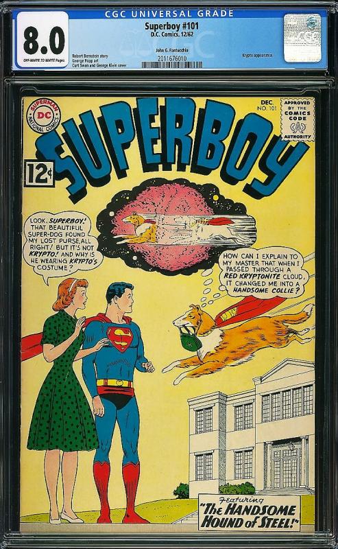 Superboy #101 (DC, 1962) CGC 8.0