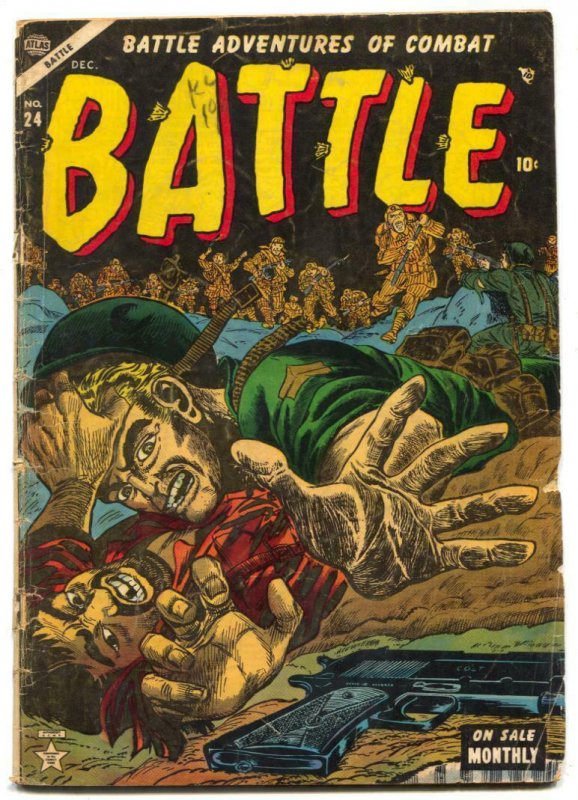 Battle #24 19532- Atlas comics- Iwo Jima G