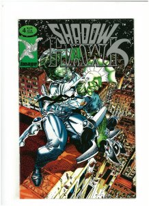 Shadowhawk #4 NM- 9.2 Image Comics 1993 vs. Savage Dragon