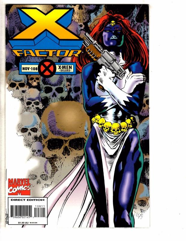 9 X-Factor Marvel Comic Books # 106 107 108 109 110 111 112 113 100 X-Men J202