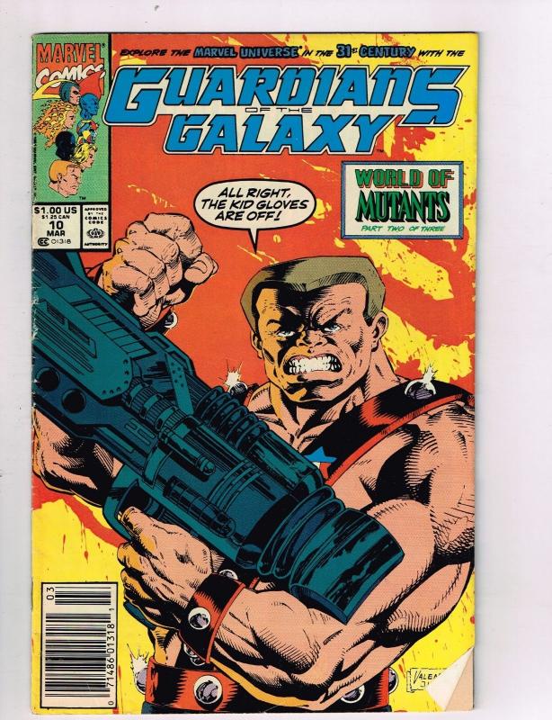 Guardians Of The Galaxy #10 VG/FN Marvel Comics Comic Book Mar 1991 DE42