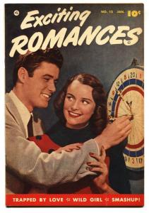 Exciting Romances #12 1953-High Grade copy-Photo cover