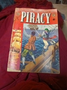 Piracy #4 Pre-Code Golden Age Action Vintage EC Comics 1955 Reed Crandall Art