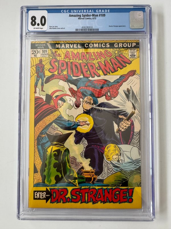 Amazing Spider-Man #109 CGC 8.0 (1972)