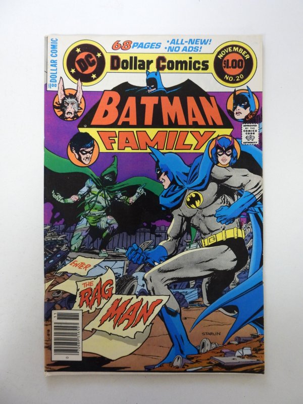 The Batman Family #20 (1978) VF- condition