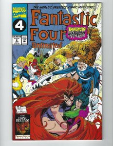 Fantastic Four Unlimited #1,2 and 375.  8.0 VF and better 