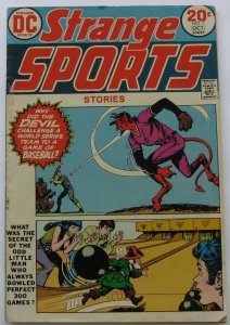 Strange Sports Stories #1 (Sep-Oct 1973, DC), VG condition (4.0), devil cover
