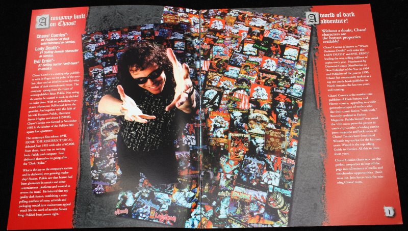 Guide To Chaos! Comics 1996 Promotional Booklet