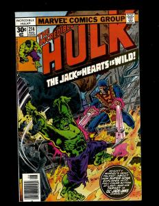 Lot of 10 Incredible Hulk Comics #212 213 214 215 216 217 218 219 220 221 GK18