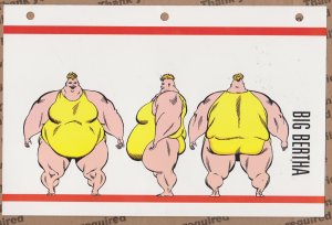 Official Handbook of the Marvel Universe Sheet- Big Bertha