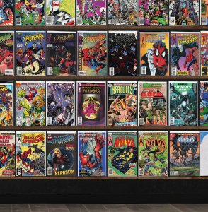 Huge Lot 150+ Comics with Rom, Batman, The Spectacular Spider-Man & More!