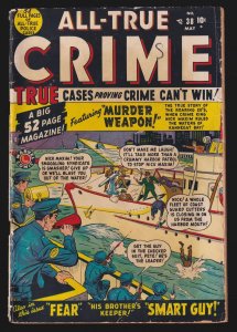 All-True Crime #38 3.0 GD/VG Atlas Comic - May 1950