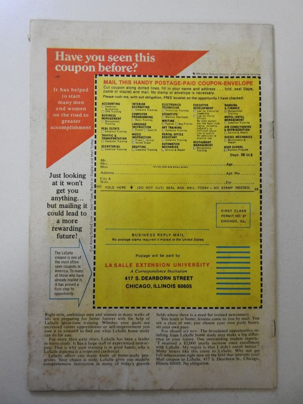 The Avengers #130 (1974) VG- Condition MVS intact! moisture damage