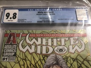2018 Absolute Comics White Widow #1 Gold Foil Homage Edition Variant CGC 9.8