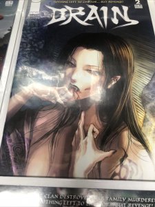 Drain (2008) Set # 1-6 Image Comics • C.B. Cebulski • Sans Takeda  • Cory Petit