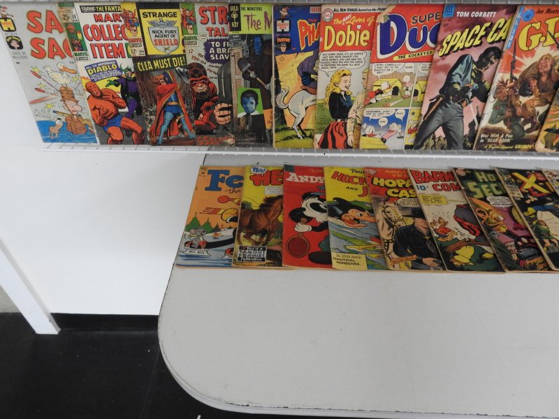 Huge Lot of Gold/Bronze/Silver Age Comics W/ Superman, Casper and more!