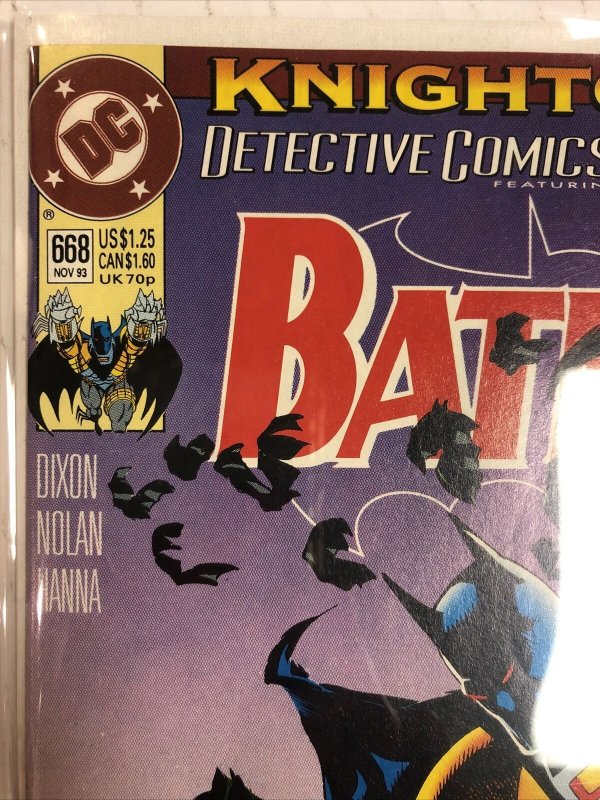 Detective Comics (1993) # 668 (NM) Signed Graham Nolan Scott Hanna Chuck Dixon 