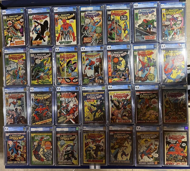 Amazing Fantasy 15 Spider-man 1-900 COMPLETE SET 85% ARE CGC 9.8 149 UP ALL 9.8 