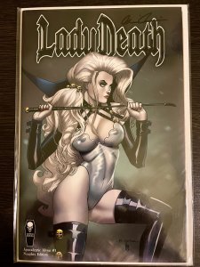 LADY DEATH #1 APOCALYPTIC ABYSS NAUGHTY EDITION SIGNED PULIDO COA LTD 150 NM+