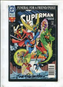 Superman #83 - Signed by Joe Rubinstein - (VF/NM 9.0) 1993