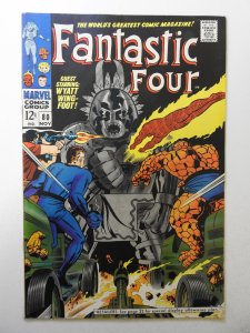 Fantastic Four #80 (1968) VG+ Condition cover detached bottom staple
