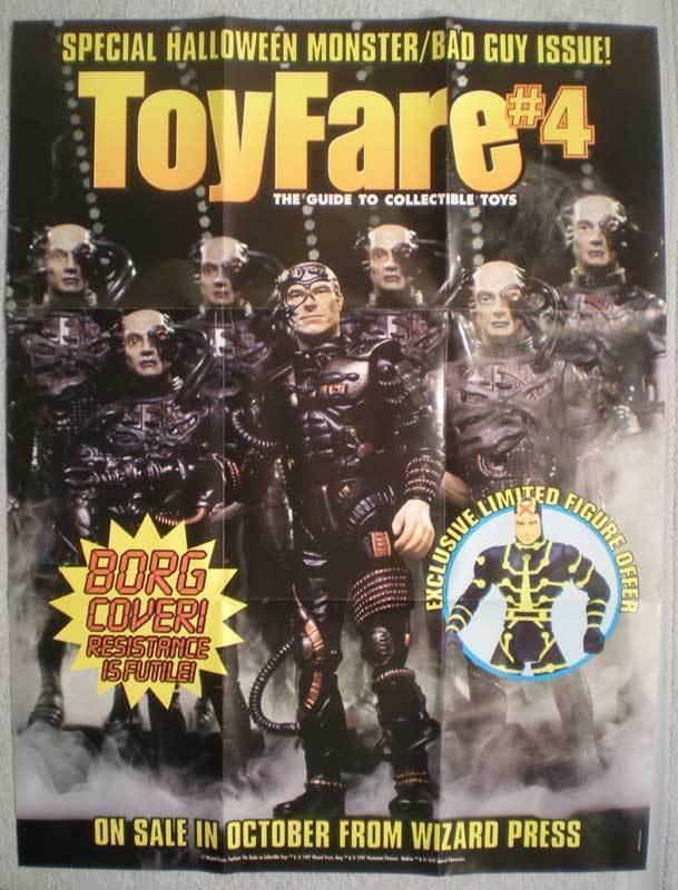 TOY FARE #4 Promo poster, BORG, Star Trek, 1997, Unused, more in our store