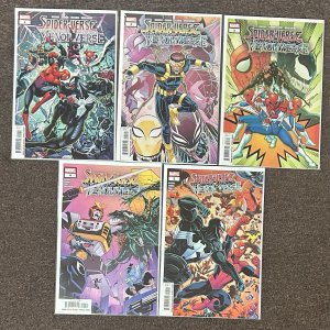 Spider-Verse vs Venomverse #1,2,3,4,5 NM Set 2025 Higgins