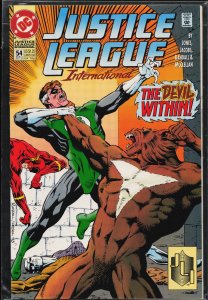 Justice League International #54 (1993) Tasmanian Devil
