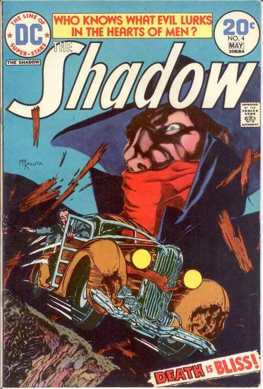 SHADOW (1973) 4 F-VF KALUTA May 1974 COMICS BOOK