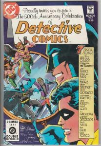 Detective Comics #500 (Mar-81) NM- High-Grade Batman