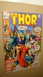 THOR 179 *HIGH GRADE* VS LOKI SIF KIRBY ART 1969