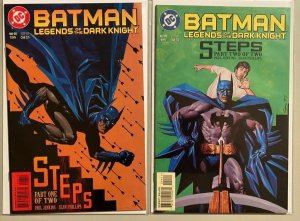 Batman legend of the dark knight comic lot run from:#50-99 avg 8.5 VF+ (1993-97)