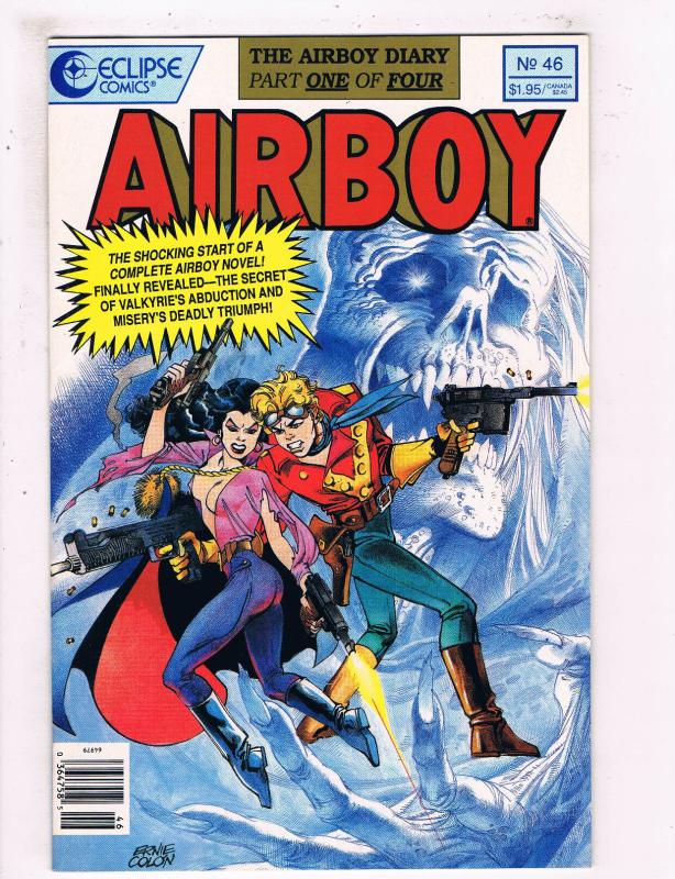Airboy #46 NM Eclipse Comics Comic Book Dixon 1986 DE25