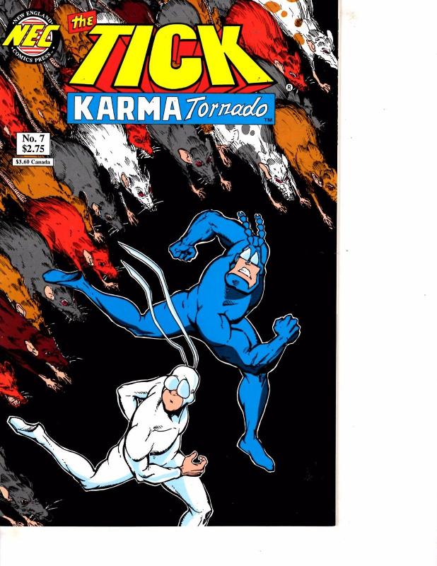 Lot Of 2 Comic Books NEC Tick Karma Tornado #7 and Image Johnson Stroman #1  MS9