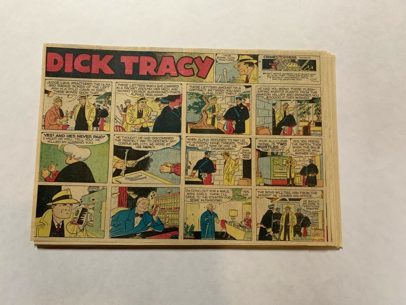 Dick Tracy Newspaper Comics Sundays 1953 InComplete Year 50 Total Great Shape!