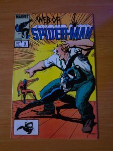 Web of Spider-Man #9 Direct Market Edition ~ NEAR MINT NM ~ 1985 Marvel Comics