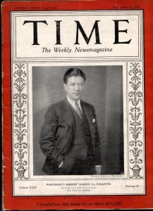 Time Magazine 11/19/1934 - Robert Marion La Follette cover