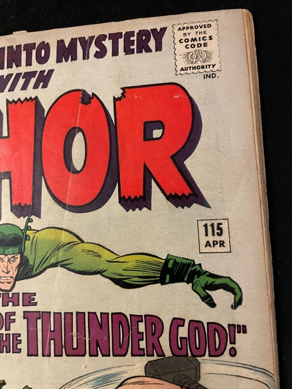 JOURNEY INTO MYSTERY #115 G+ Condition