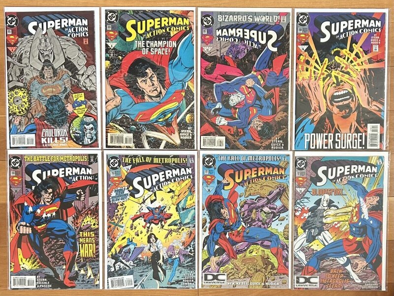 Action Comics #695,696,697,698,699,700,701,702 Superman DC Comics 1994