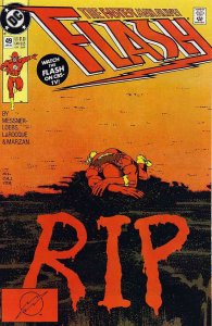 Flash (2nd Series) #49 FN ; DC | William Messner-Loebs R.I.P.