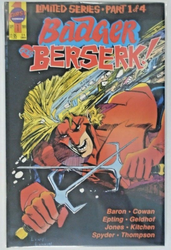 *Badger (1983) #1-58, Badger Berserk #1-2  (60 books) 