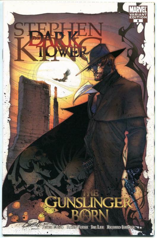 STEPHEN KING : DARK TOWER GUNSLINGER BORN #6, NM, Variant, 2007,more SK in store