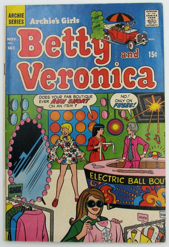 Archie's Girls: Betty and Veronica # 167  November 1969